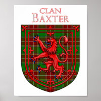 Baxter Tartan Scottish Plaid Lion Rampant