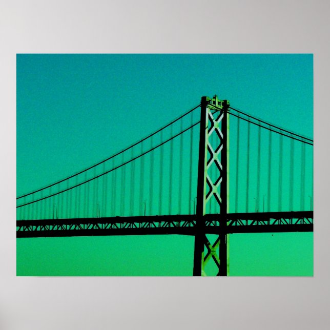Póster Bay Bridge - San Francisco, California (Frente)