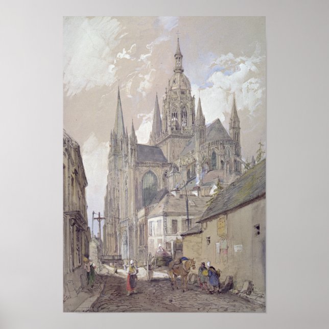 Póster Bayeux Cathedral, View from the South East (Frente)