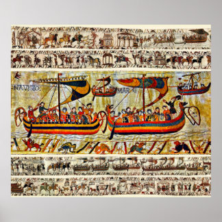 PÓSTER BAYEUX TAPESTRY 1066 VIKING BIPS