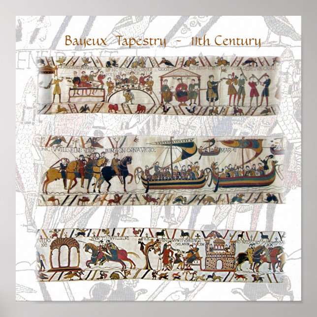 Póster Bayeux Tapestry 11th Century (Frente)