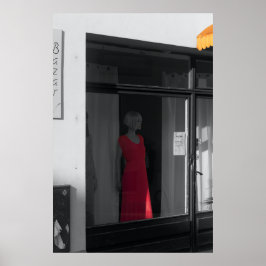 Póster Bazar de la moda femenina