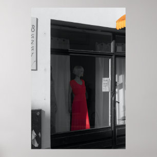 Póster Bazar de la moda femenina