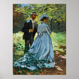 Póster Bazille y Camille por Claude Monet