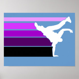 Póster BBOY gradiente prpl whposter