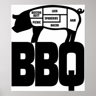 Póster Bbq