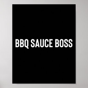 Póster Bbq Sauce Boss