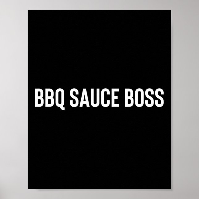 Póster Bbq Sauce Boss (Frente)