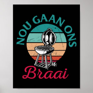 Póster Bbq sudafricano Nou Gaan en Sudáfrica 2