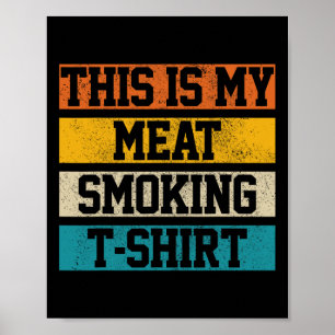 Póster Bbq Vintage Grillmaster Chef Regalo Esta Es Mi Car