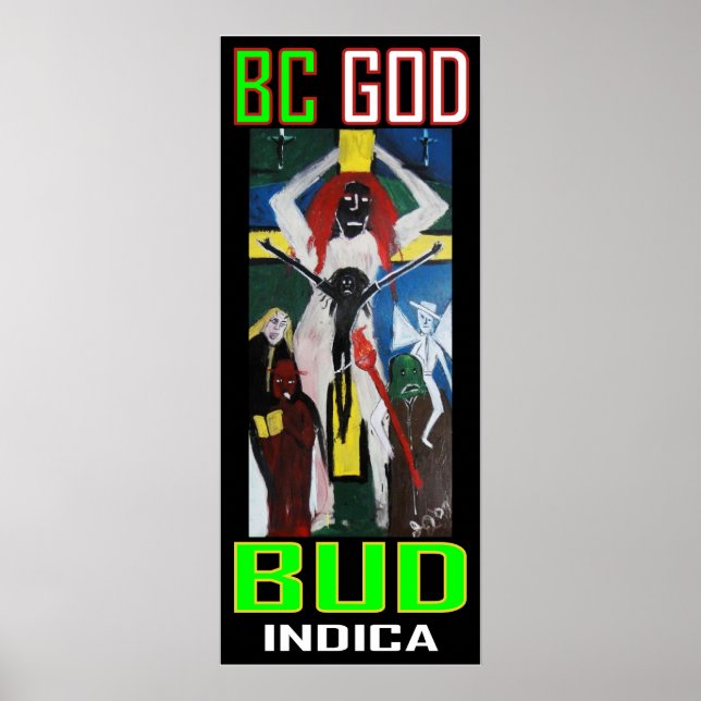 PÓSTER BC BUD DE DIOS INDICA (Frente)