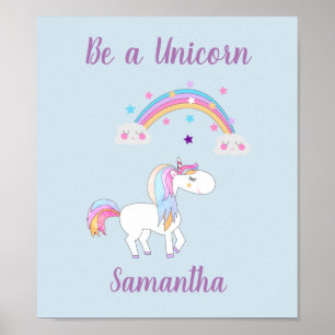 Póster Be a Unicorn Poster