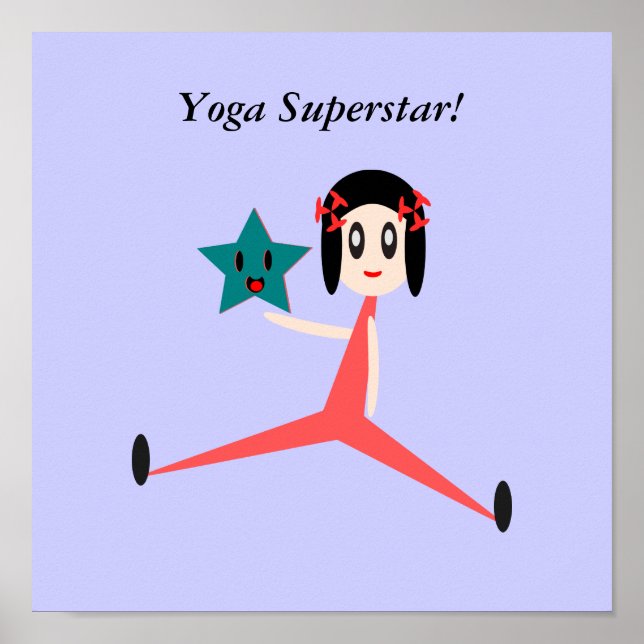 Póster Be A Yoga Superstar (Frente)