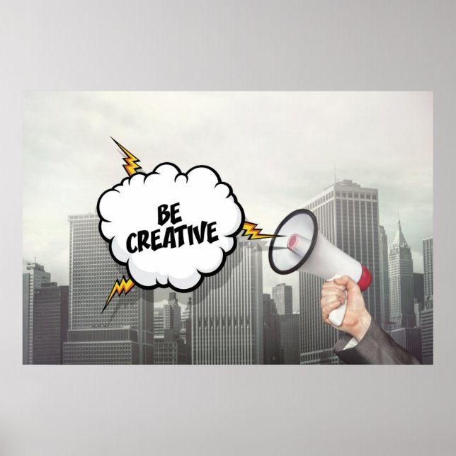 Póster Be Creative (Frente)