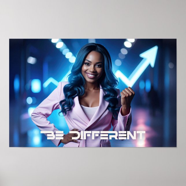 PÓSTER BE DIFFERENT (Frente)