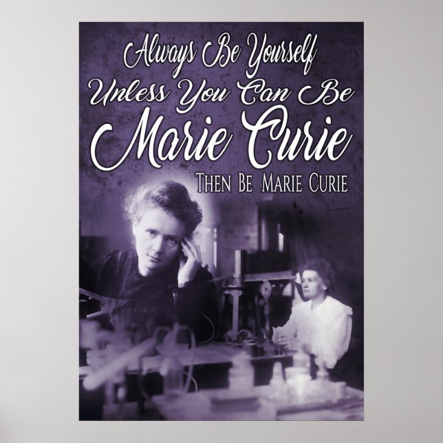 Póster Be Marie Curie (Frente)