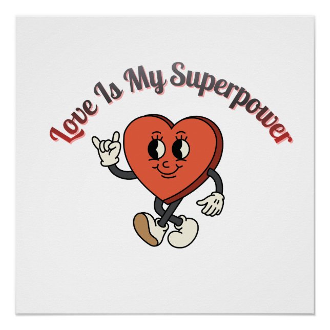 Póster Be Mine 2026 – Retro Valentine Love Typography (Anverso)