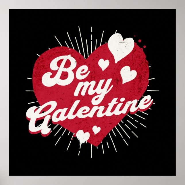 Póster Be my Galentine (Frente)