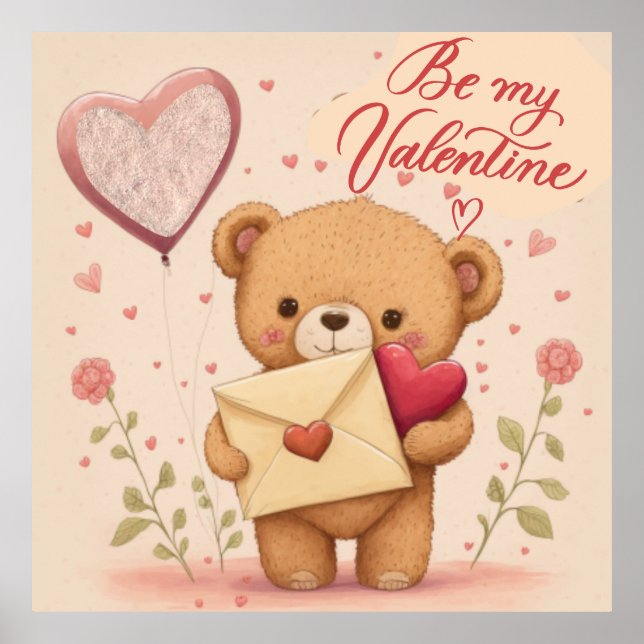 Póster Be my Valentine       (Frente)