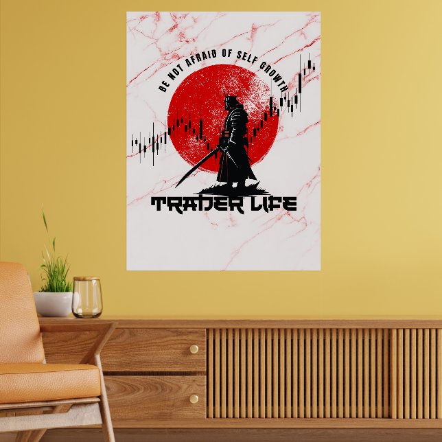 Póster Be not afraid | Motivation | Samurai N Marble (Salón 2)