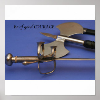 Póster "Be of Good Courage"