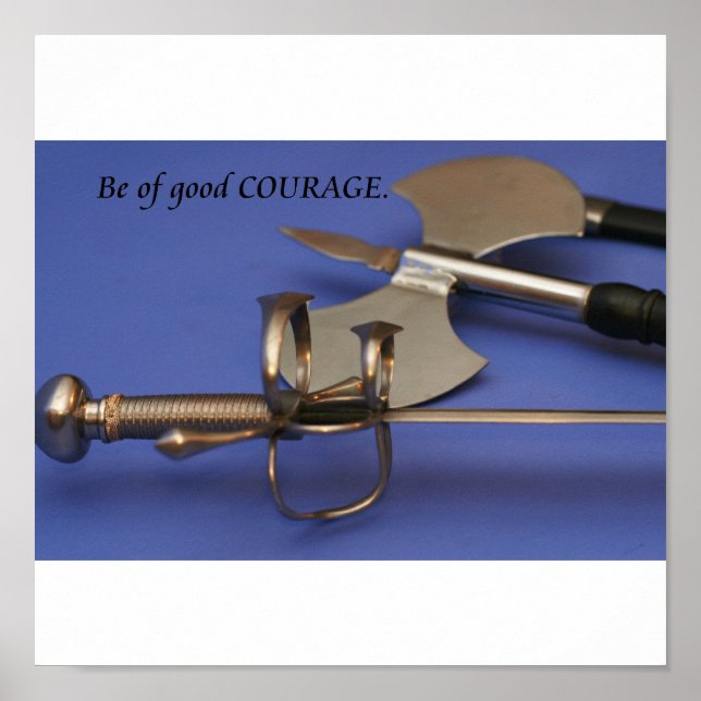 Póster "Be of Good Courage" (Frente)