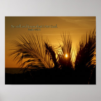 Póster Be Still and Know