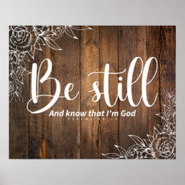 Póster Be Still and Know That I’m God