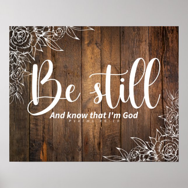 Póster Be Still and Know That I’m God (Frente)