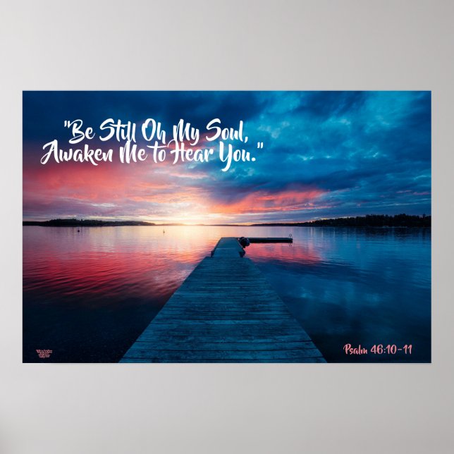 Póster "Be Still My Soul", Poster artística de Awaken Mat (Frente)