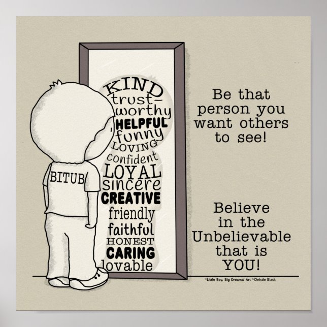 Póster Be That Person (Frente)