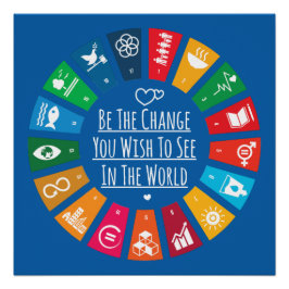 Póster Be The Change