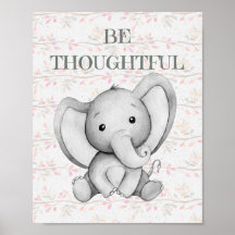 "Be Thoughtful" Kids Wall Art