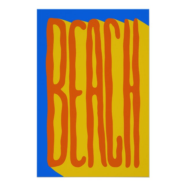 Póster Beach (Anverso)