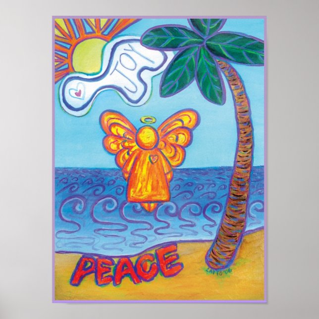 Póster Beach Angel Print (Frente)