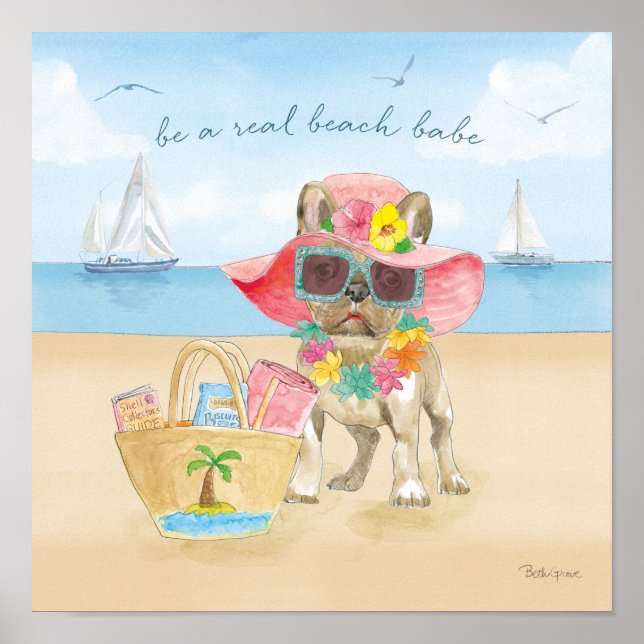 Póster Beach Babe (Frente)