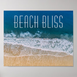 Póster Beach Bliss Palm Coast Tropical Dream Personalizad