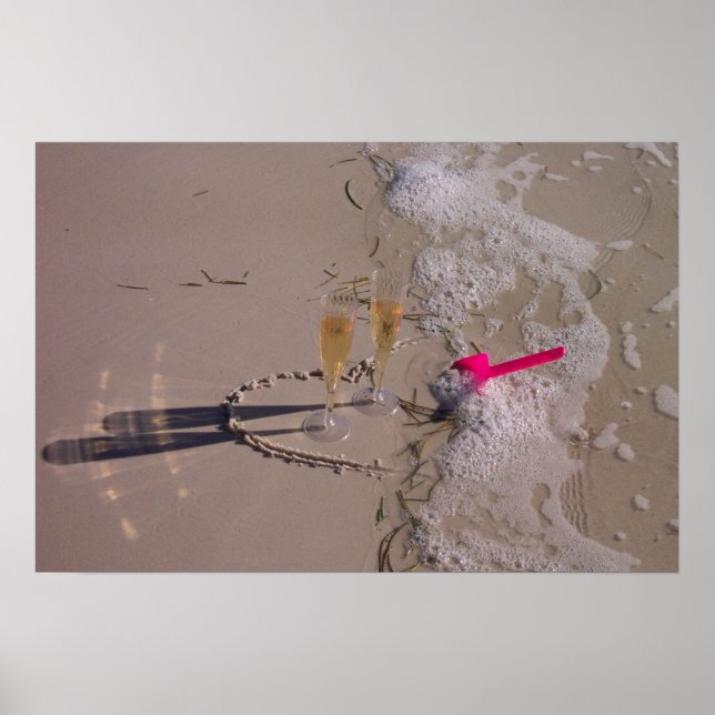 Póster Beach Bubbly de tdgallery (Frente)