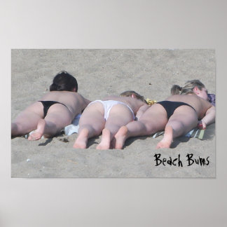 Póster Beach Bums