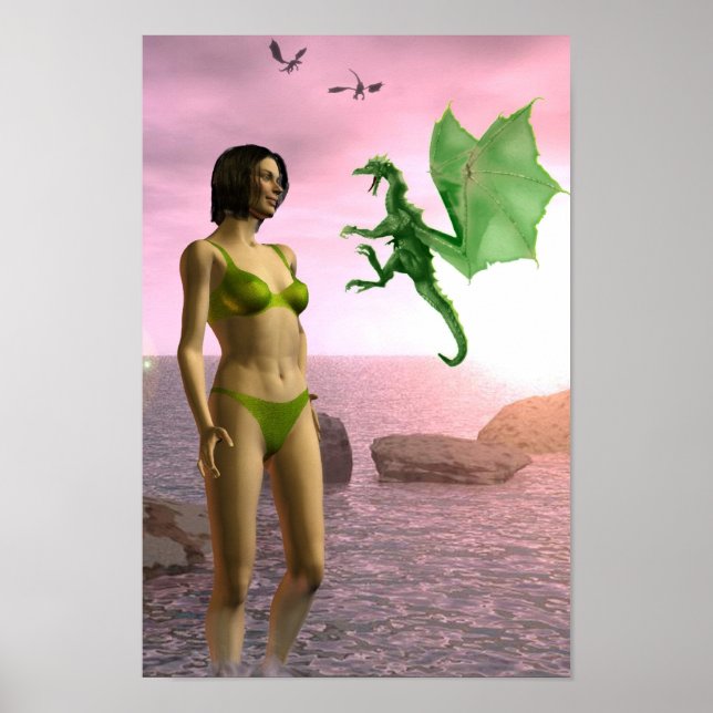 Póster Beach Dragon (Frente)
