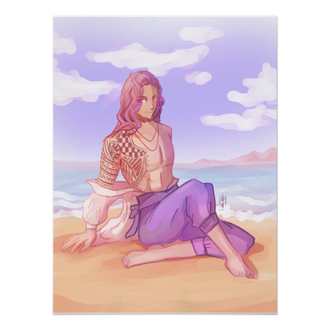 Póster Beach dude  (Anverso)