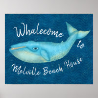 Beach House Blue Whale Nautical Ballecome | PERSON