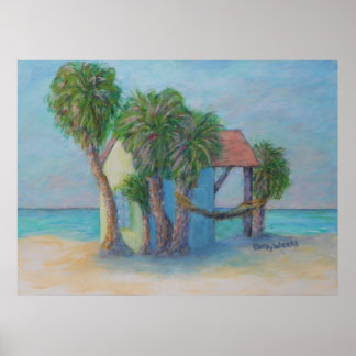 Póster BEACH HUT Poster