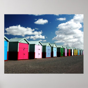 Póster Beach Huts 2