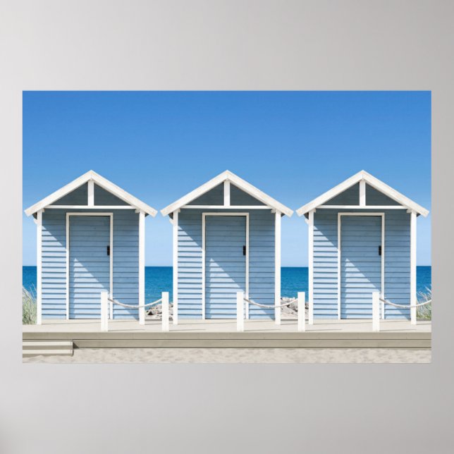 Póster Beach Huts 2 (Frente)