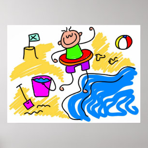 Póster Beach Paddle