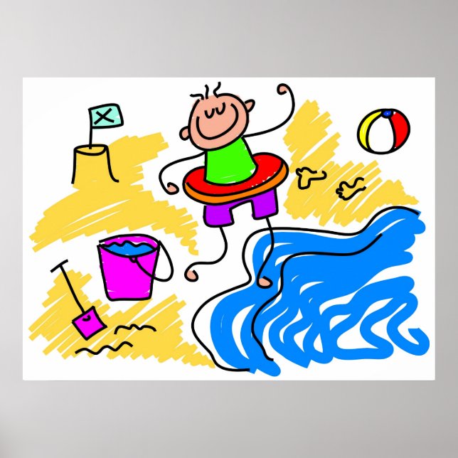 Póster Beach Paddle (Frente)