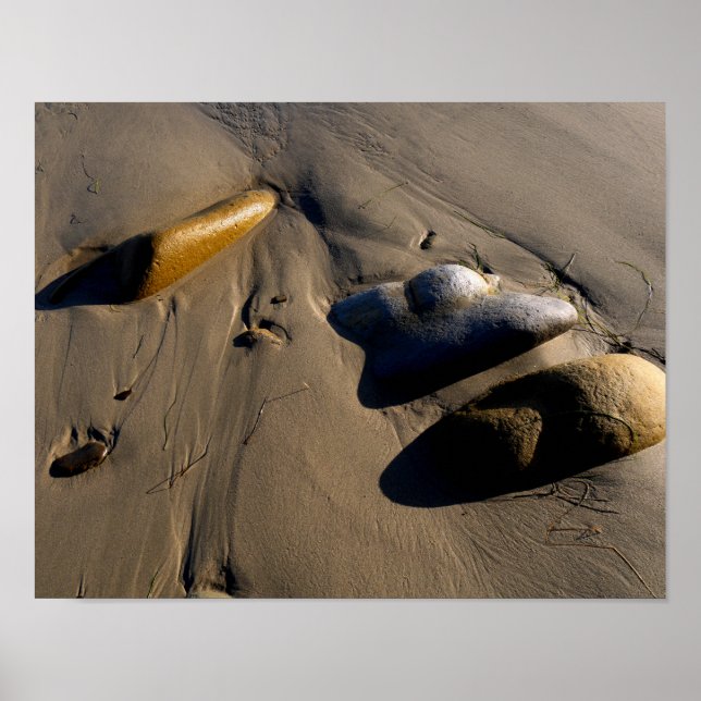 Póster Beach/Sand/Stones/Rocks/Pebbles (Frente)