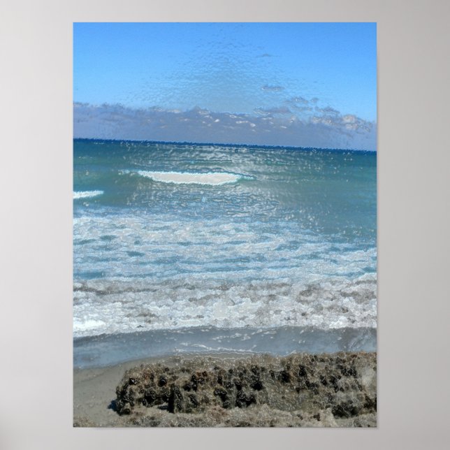 Póster Beach Scene Poster (Frente)