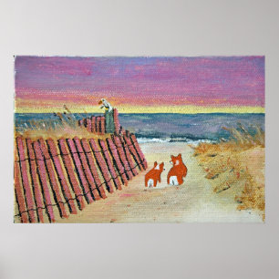 Póster Beach set